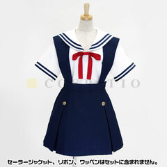 CLANNAD - Girls Uniform Summer One-piece Dress/ Ladies' XL