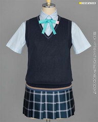 Love Live! Nijigasaki High School Idol Club Nijigasaki High School Female Uniform Summer Vest (Navy) Anime Ver. M