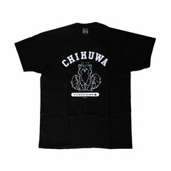 Yuru Camp Chikuwa College T-shirt Black L