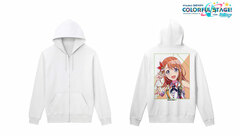 Project Sekai: Colorful Stage! feat. Hatsune Miku Minori Hanasato Ani-Art Back Print Zip Hoodie Ladies' M