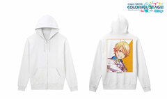 Project Sekai: Colorful Stage! feat. Hatsune Miku Tsukasa Tenma Ani-Art Back Print Zip Hoodie Ladies' XXL