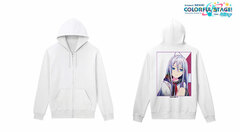 Project Sekai: Colorful Stage! feat. Hatsune Miku Kanade Yoisaki Ani-Art Back Print Zip Hoodie Ladies' L