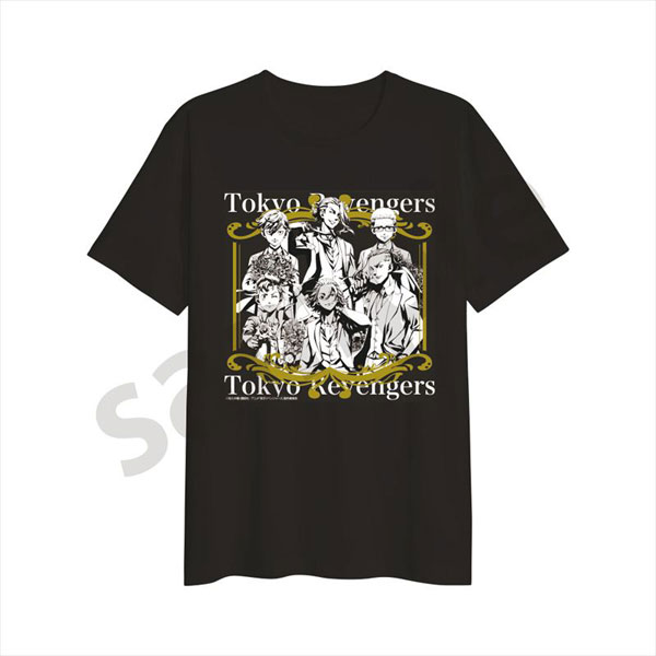 Tokyo Revengers Suit style T-shirt Group A (Black)