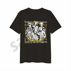 Tokyo Revengers Suit style T-shirt Group A (Black)