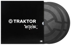 Native Instruments Traktor Butter Rugs DJ Slipmats with Traktor logo