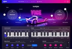 UJAM Beatmaker Vice Synthwave Beat Creation Software