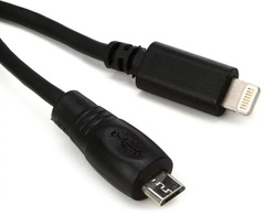 IK Multimedia IP-CABLE-8PMUSB-IN Lightning to Micro-USB Cable