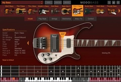 IK Multimedia Modo Bass Modeled Electric Bass Virtual Instrument