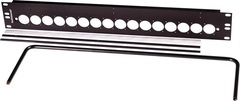 Switchcraft QGPK2B440 1.5U Empty QG Panel WIth 16 E Knockouts