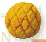 CDN33-4 cafe de N Bakery Melon-pan Bread King Melon