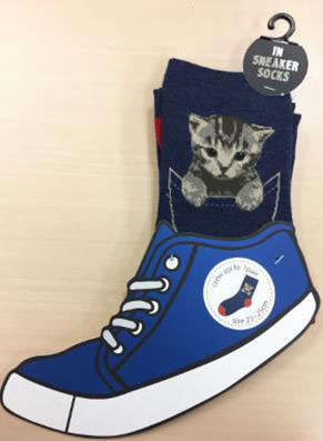 In-sneaker Socks - Kitten / 23-25cm