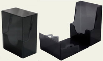 Trading Card Deck Case Smoke Black