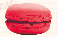 cafedeN - Rich Macaron Soft Mascot: Rose