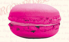 cafedeN - Rich Macaron Soft Mascot: Framboise