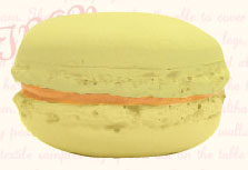 cafedeN - Rich Macaron Soft Mascot: Citron