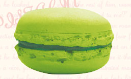 cafedeN - Rich Macaron Soft Mascot: Pistachio