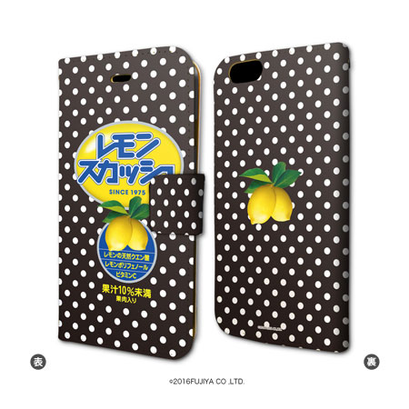 Book-style Smartphone Case Fujiya 04 / Lemon Squash