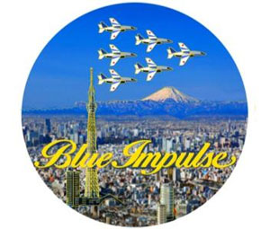 NEW CHOKIN - Magnet 75mm: Blue Impulse Tokyo