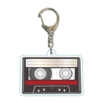 Acrylic Keychain - Cassette Tape / A