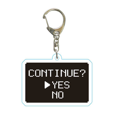 Acrylic Keychain - Retro Game Life / A