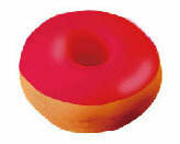 cafedeN - PuniPuni Mascot: Donut Red Strawberry Gloss