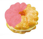 cafedeN - PuniPuni Mascot: French Cruller Strawberry Custard
