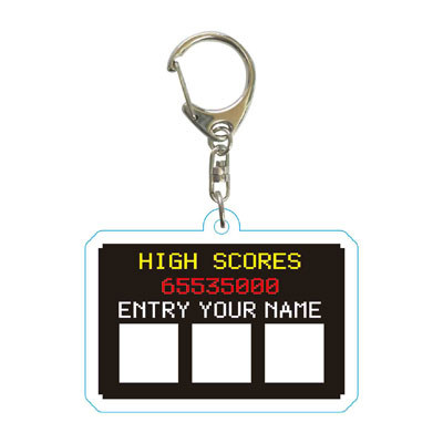 Acrylic Keychain - Retro Game Life / D