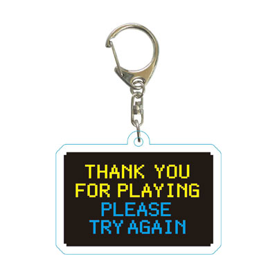 Acrylic Keychain - Retro Game Life / F