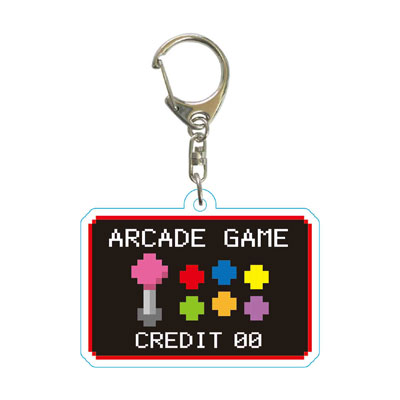 Acrylic Keychain - Retro Game Life / E