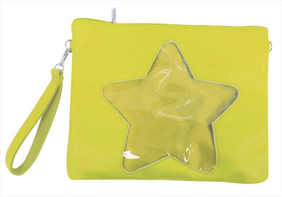 Star-shape Collection Series Clutch Shoulder E: Yellow
