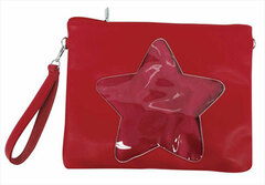 Star-shape Collection Series Clutch Shoulder C: Red