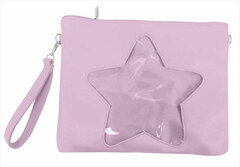 Star-shape Collection Series Clutch Shoulder G: Pink