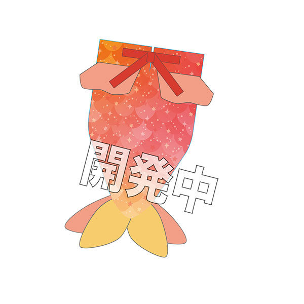 Hakudake Mermaid Yellow/Red