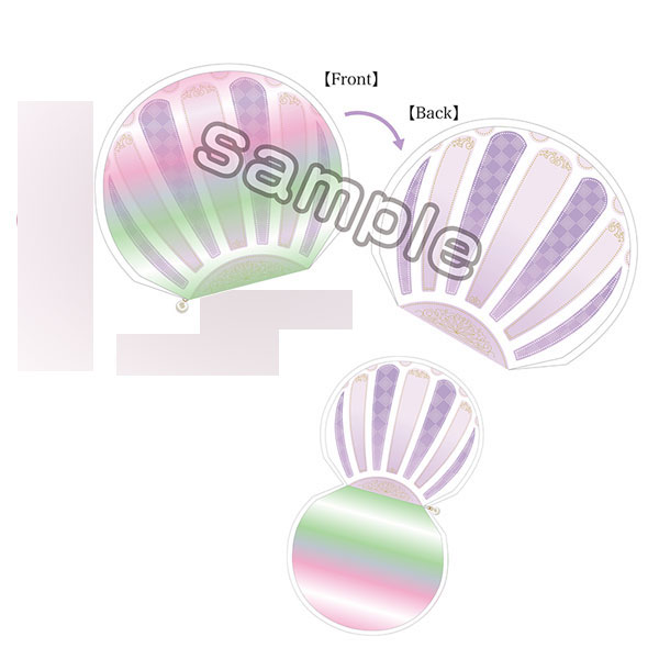 Aurora Shell Pouch Light Purple