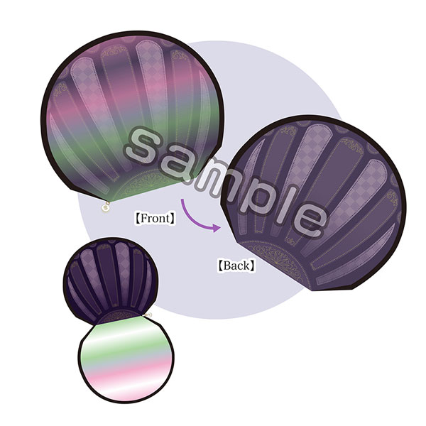 Aurora Shell Pouch Deep Purple