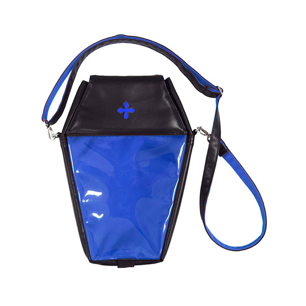 Coffin Shaped 2way Bag Melancholy Blue