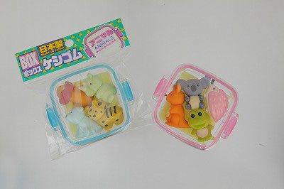 BOX Erasers - Animal Set