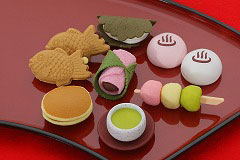 Japanese Sweets Erasers