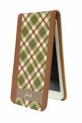 Vertical iPhone Case 02 / Yellowish Green Check