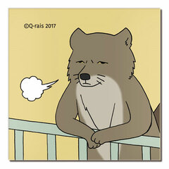 Tibetan Sand Fox Sunaoka-san - Leather Badge B
