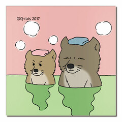 Tibetan Sand Fox Sunaoka-san - Leather Badge E