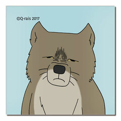 Tibetan Sand Fox Sunaoka-san - Leather Badge A