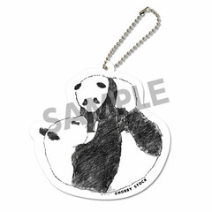 Panda - Felt Keychain: Panda Parent and Cub