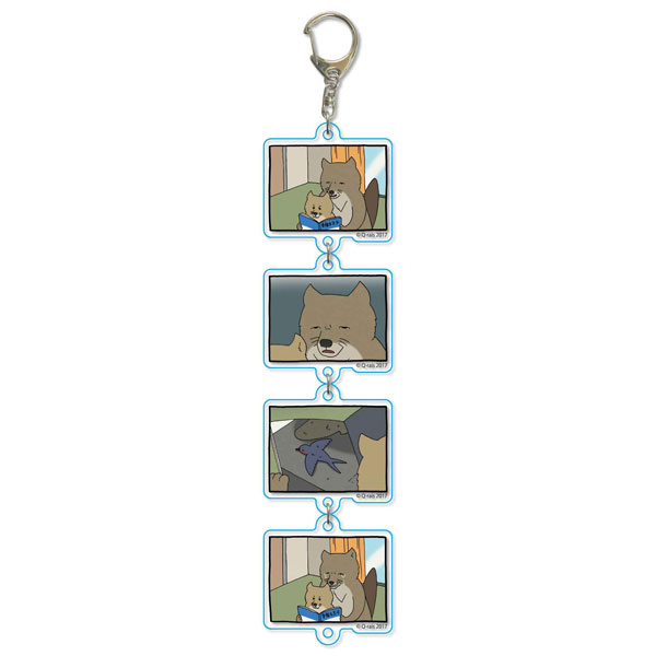4-koma Keychain - Tibetan Sand Fox Sunaoka-san / A