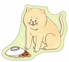 Nekonaughey - Diecut Sticker (5) Beef Stroganoff