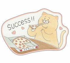 Nekonaughey - Diecut Sticker (2) Delivery no Success