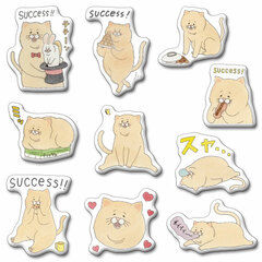 Nekonaughey - Marshmallow Sticker