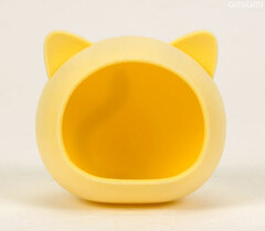 Omanjuu Niginigi Mascot - Kigurumi Case: Cat Yellow