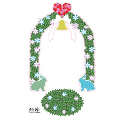 Kazareru Acrylic Stand - Wedding Arch