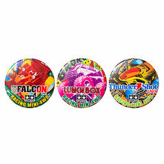[Exclusive Sale] mini4wd Tin Badge Collection vol.2 (Falcon Jr., Lunch Box, Thunder Shot Jr. Set of 3 Types)